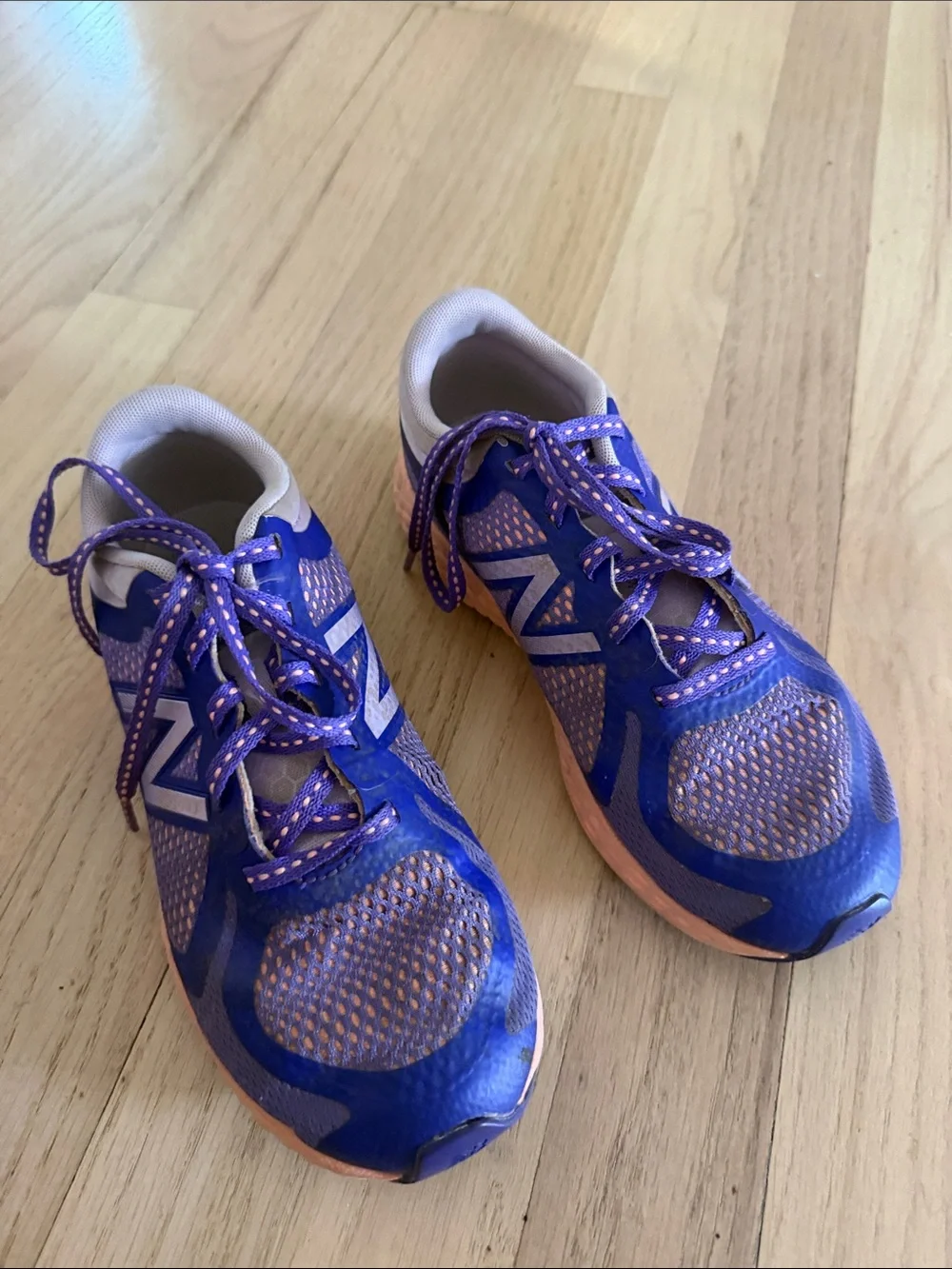 Girls' Purple and Pink Lightweight Kids' Running Sneakers